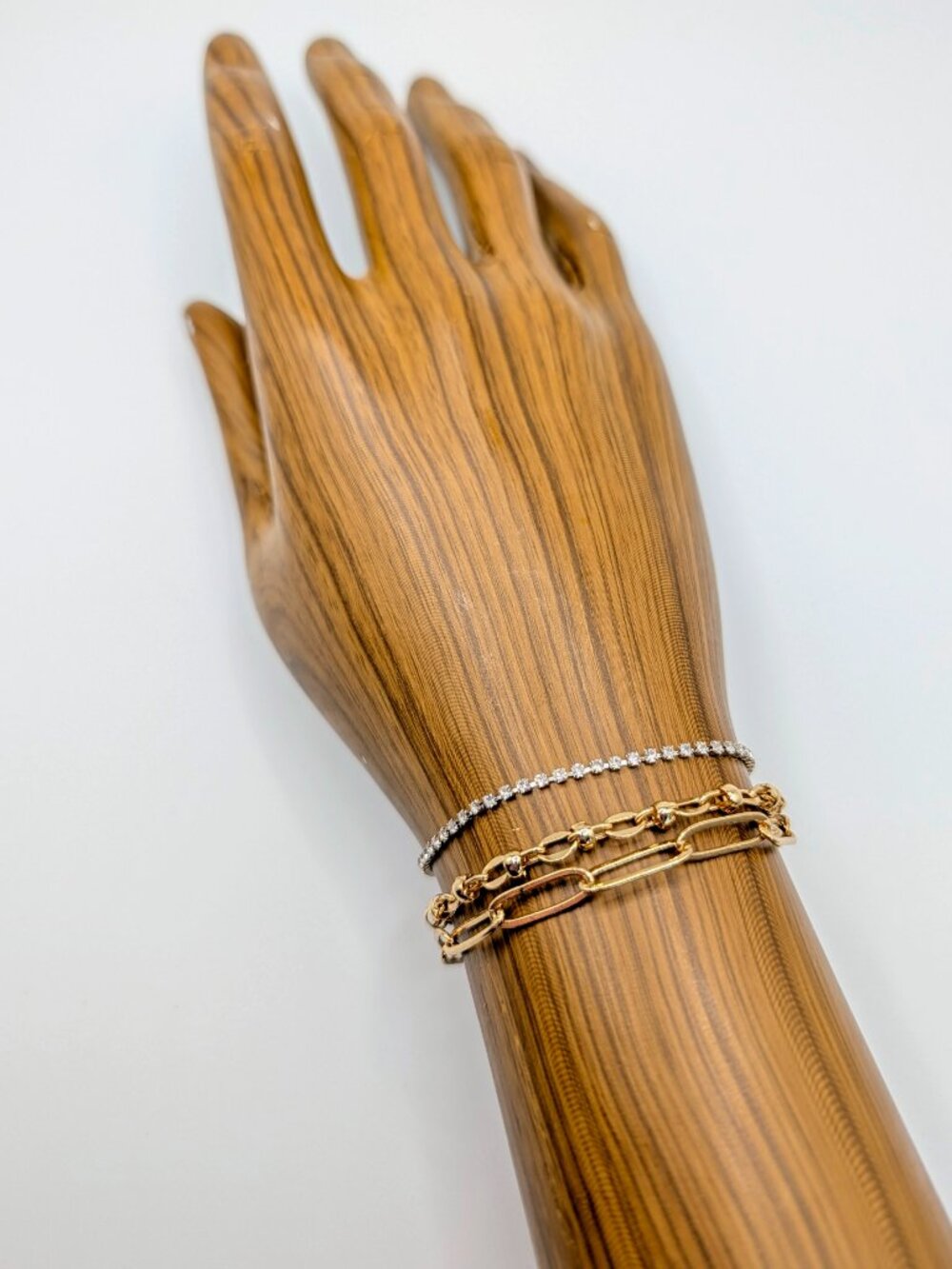 Set of Three Layered Gold-Toned Bracelet - NWOT